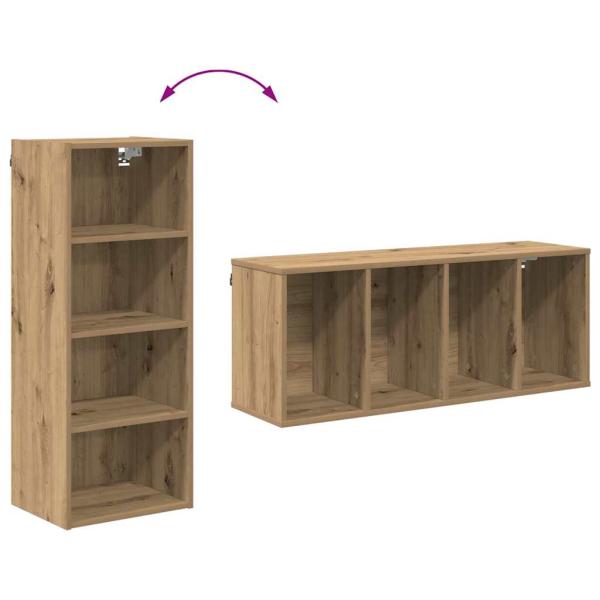 Hängeschrank mit Regal Riga Artisan-Eiche 40 x 29,5 x 100 cm