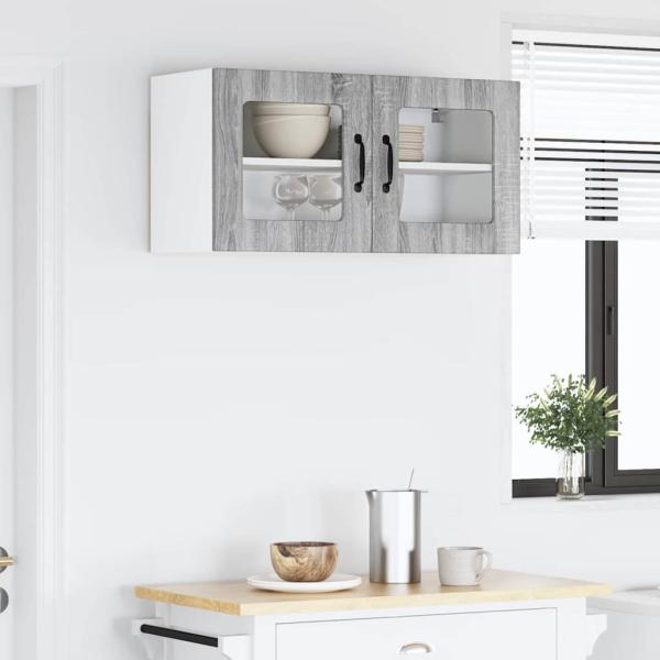 Küchenhängeschrank Graues Sonoma 80 x 31 x 40 cm Holzwerkstoff