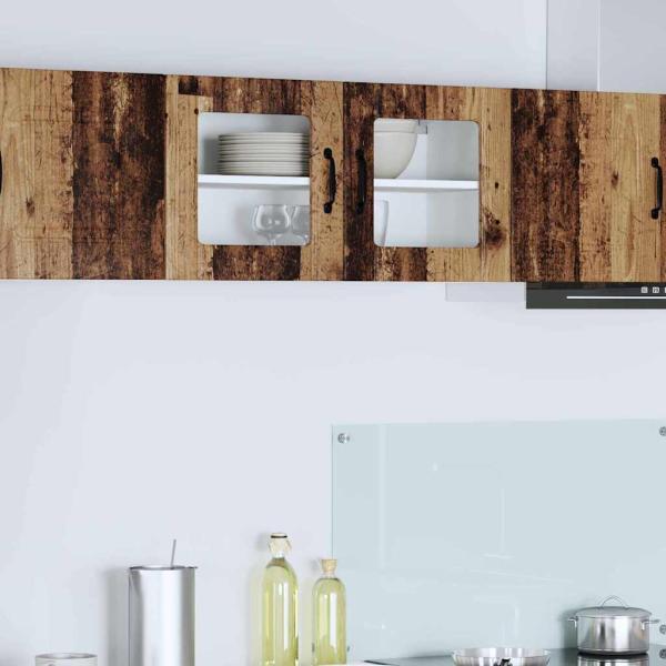 ARDEBO.de - Küchenhängeschrank Altholz 80 x 31 x 40 cm Holzwerkstoff