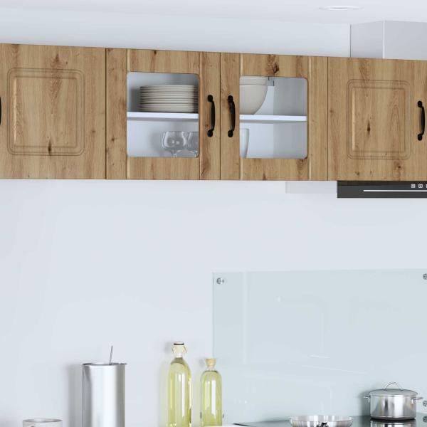 ARDEBO.de - Küchenhängeschrank Artisan-Eiche 80 x 31 x 40 cm Holzwerkstoff