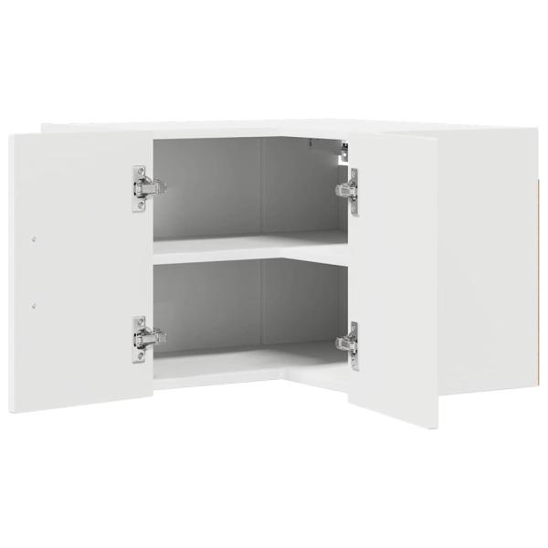 Küchenhängeschrank mit Regal Weiß 57 x 57 x 40 cm Holzwerkstoff