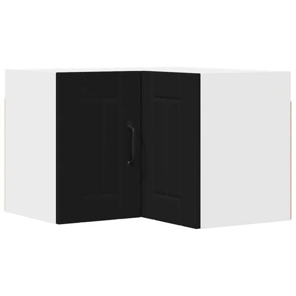 Küchenhängeschrank Schwarz 57 x 57 x 40 cm Holzwerkstoff