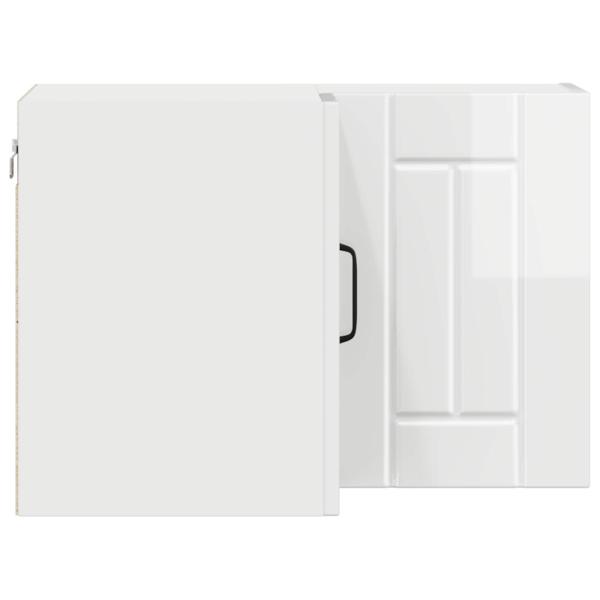 Küchenhängeschrank Hochglanz Weiß 57 x 57 x 40 cm Holzwerkstoff