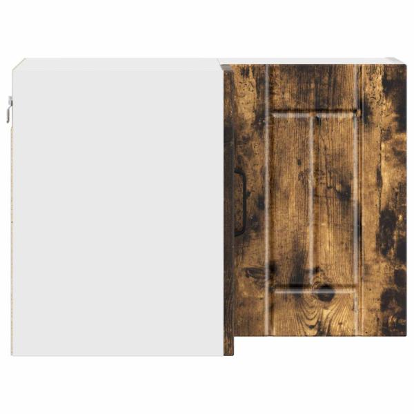 Küchenhängeschrank mit Regal Geräucherte Eiche 57 x 57 x 40 cm