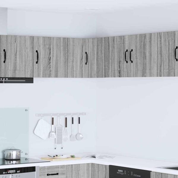 ARDEBO.de - Küchenhängeschrank Graues Sonoma 57 x 57 x 40 cm Holzwerkstoff