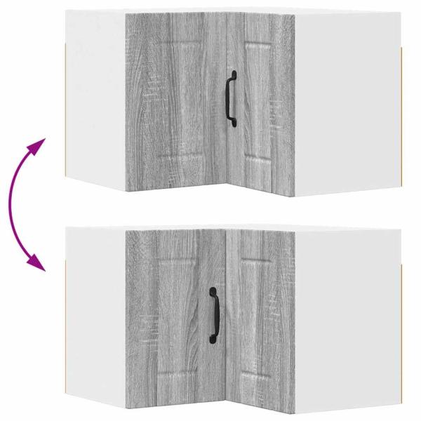 Küchenhängeschrank Graues Sonoma 57 x 57 x 40 cm Holzwerkstoff