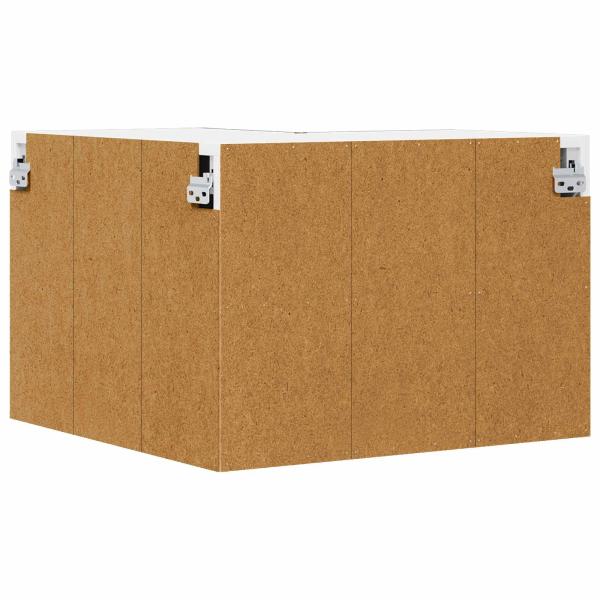 Wand-Eckschrank LUCCA Brauneiche 57 x 57 x 40 cm Holzwerkstoff