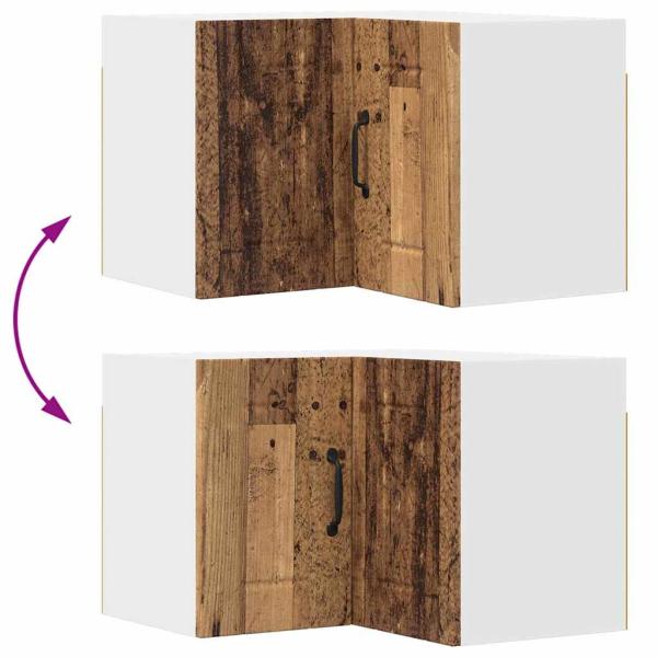 Küchenhängeschrank Altholz 57 x 57 x 40 cm Holzwerkstoff