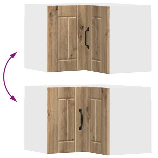 Küchenhängeschrank Artisan-Eiche 57 x 57 x 40 cm Holzwerkstoff