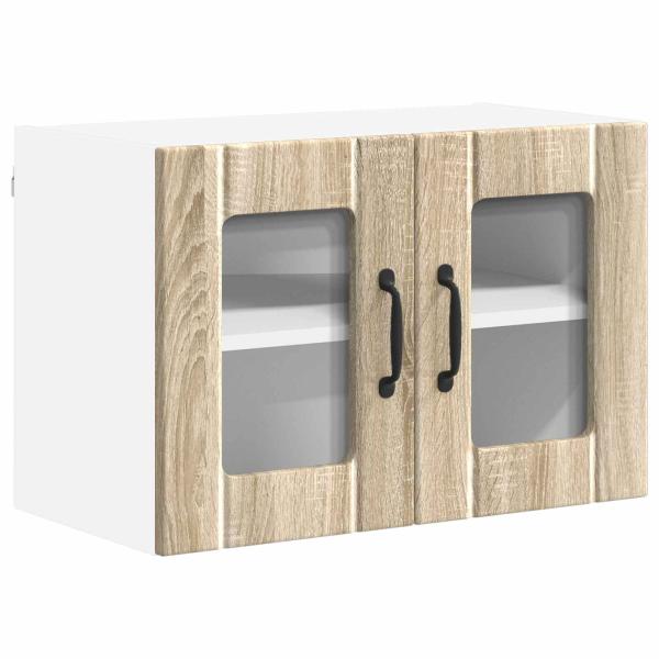 Wandglas-Schrank LUCCA Sonoma-Eiche 60 x 31 x 40 cm