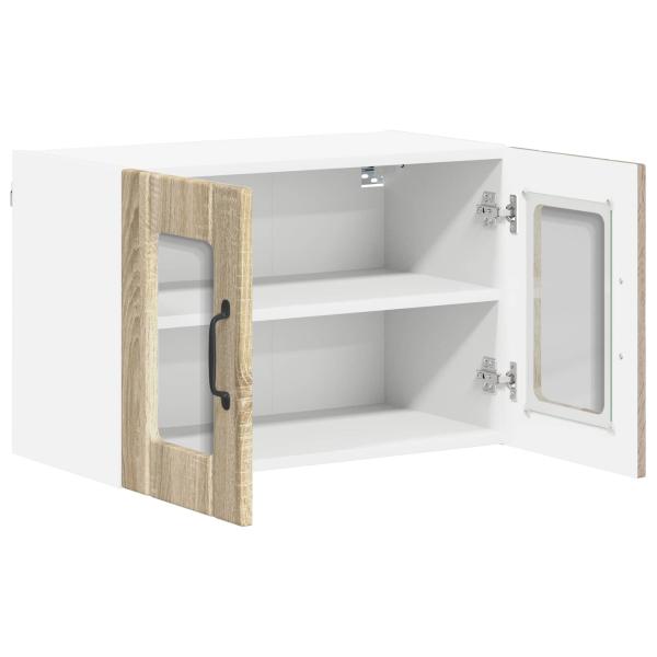 Küchenhängeschrank mit Regal 2 pcs Sonoma-Eiche 60 x 31 x 40 cm