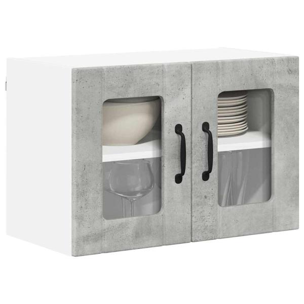 Küchenhängeschrank Beton Grau 60 x 31 x 40 cm Holzwerkstoff