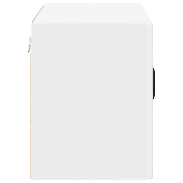 ARDEBO.de - Küchenhängeschrank mit Tür 2 pcs Hochglanz Weiß 60 x 31 x 40 cm