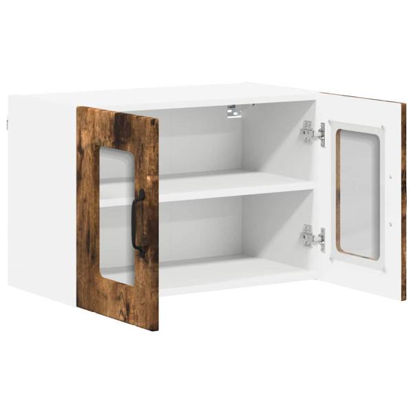Küchenhängeschrank 2 pcs Geräucherte Eiche 60 x 31 x 40 cm