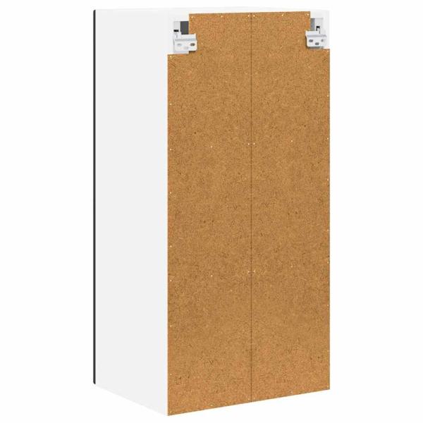 Küchenhängeschrank 2 pcs Schwarz 40 x 31 x 80 cm Holzwerkstoff