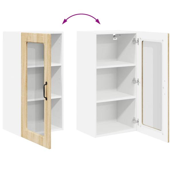 Küchenhängeschrank Sonoma-Eiche 40 x 31 x 80 cm Holzwerkstoff