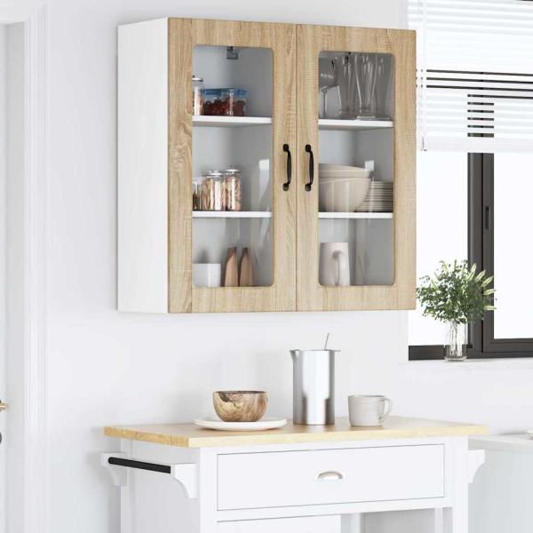 Küchenhängeschrank Sonoma-Eiche 40 x 31 x 80 cm Holzwerkstoff