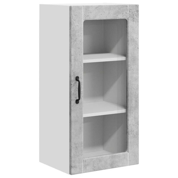 Küchenhängeschrank Beton Grau 40 x 31 x 80 cm Holzwerkstoff