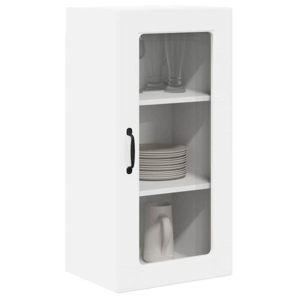 Küchenhängeschrank Hochglanz Weiß 40 x 31 x 80 cm Holzwerkstoff