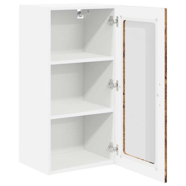 Küchenhängeschrank 2 pcs Altholz 40 x 31 x 80 cm Holzwerkstoff