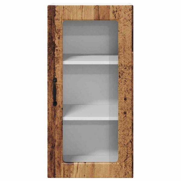 Küchenhängeschrank 2 pcs Altholz 40 x 31 x 80 cm Holzwerkstoff