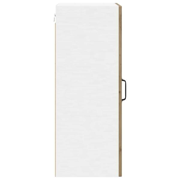 Küchenhängeschrank mit Tür 2 pcs Artisan-Eiche 40 x 31 x 80 cm