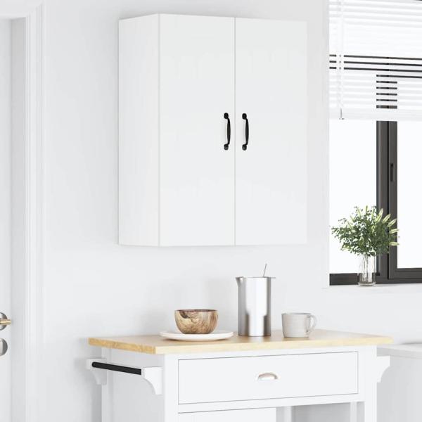 Küchenhängeschrank 2 pcs Weiß 30 x 31 x 80 cm Holzwerkstoff