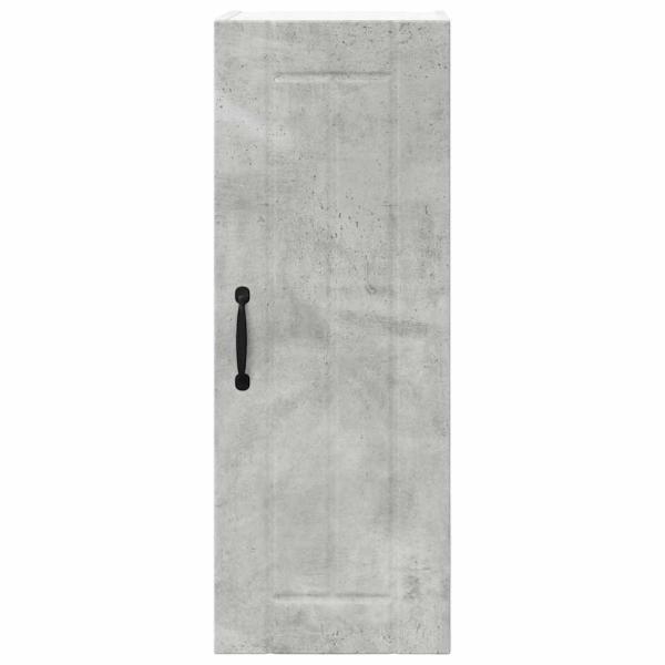 Küchenhängeschrank Beton Grau 30 x 31 x 80 cm Holzwerkstoff