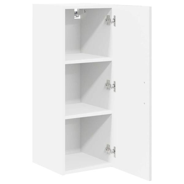 Küchenhängeschrank Hochglanz Weiß 30 x 31 x 80 cm Holzwerkstoff