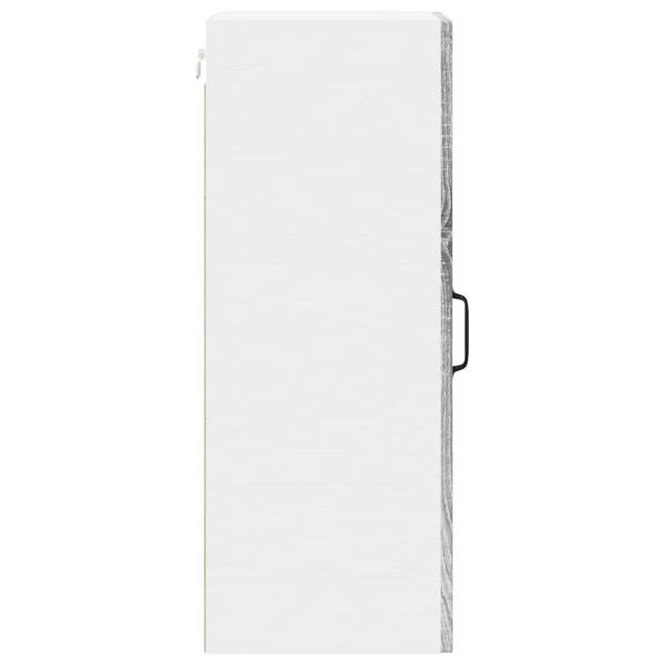 Küchenhängeschrank mit Tür 2 pcs Graues Sonoma 30 x 31 x 80 cm