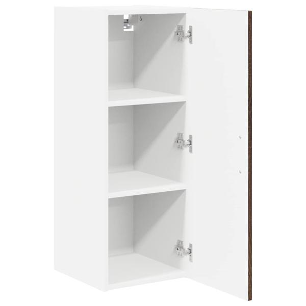 Küchenhängeschrank 2 pcs Braun Eichen-Optik 30 x 31 x 80 cm
