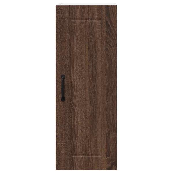 Küchenhängeschrank 2 pcs Braun Eichen-Optik 30 x 31 x 80 cm