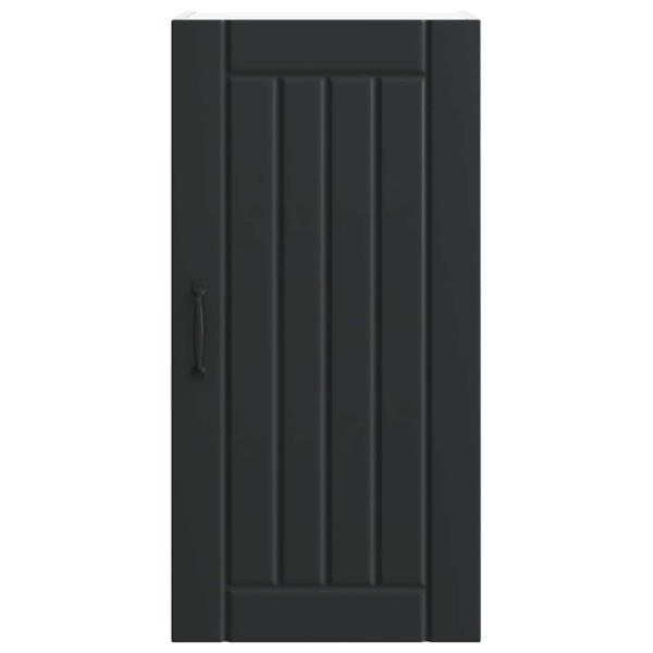Küchenhängeschrank Schwarz 40 x 31 x 80 cm Holzwerkstoff