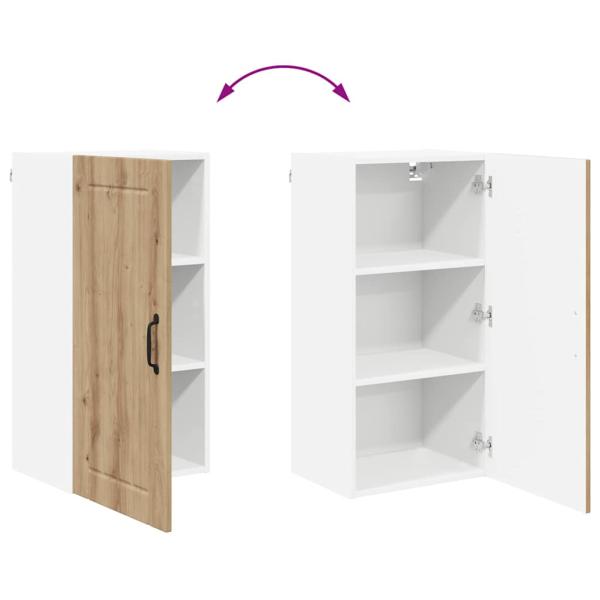 Küchenhängeschrank Artisan-Eiche 40 x 31 x 80 cm Holzwerkstoff