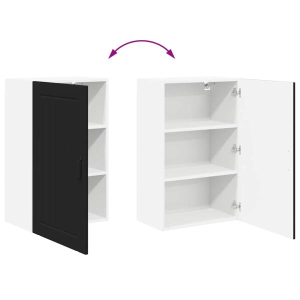 Küchenhängeschrank Schwarz 50 x 31 x 80 cm Holzwerkstoff
