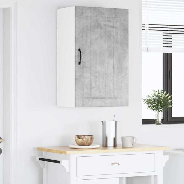 Küchenhängeschrank Beton Grau 50 x 31 x 80 cm Holzwerkstoff