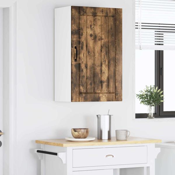 Küchenhängeschrank mit Regal Geräucherte Eiche 50 x 31 x 80 cm