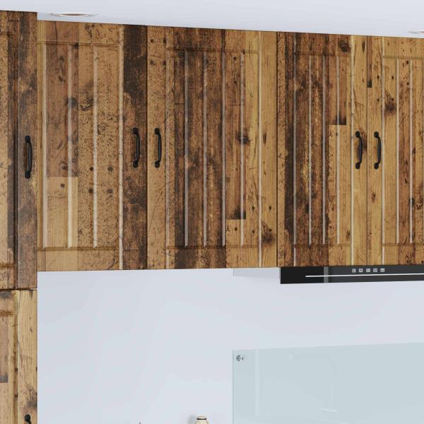 ARDEBO.de - Wandschrank LUCCA Altholz 50 x 31 x 80 cm Holzwerkstoff