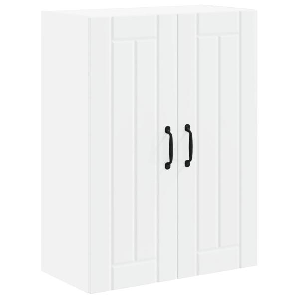 Küchenhängeschrank mit Regal Weiß 60 x 31 x 80 cm Holzwerkstoff