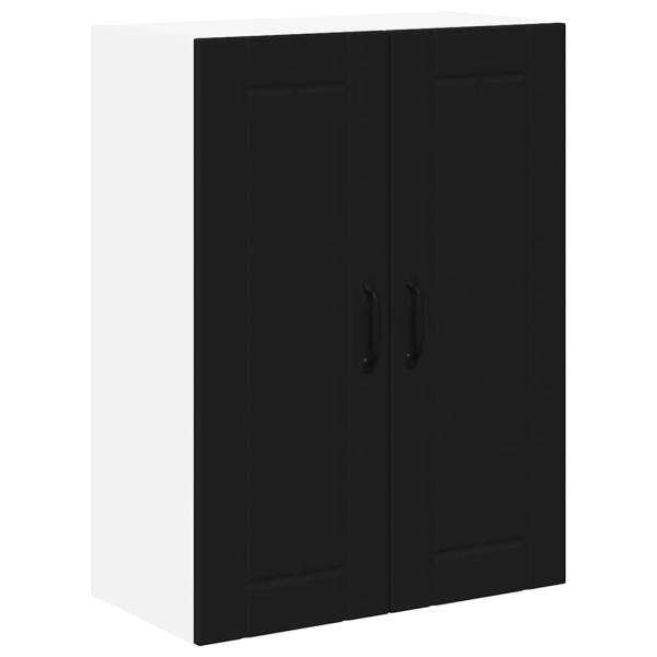 Küchenhängeschrank Schwarz 60 x 31 x 80 cm Holzwerkstoff