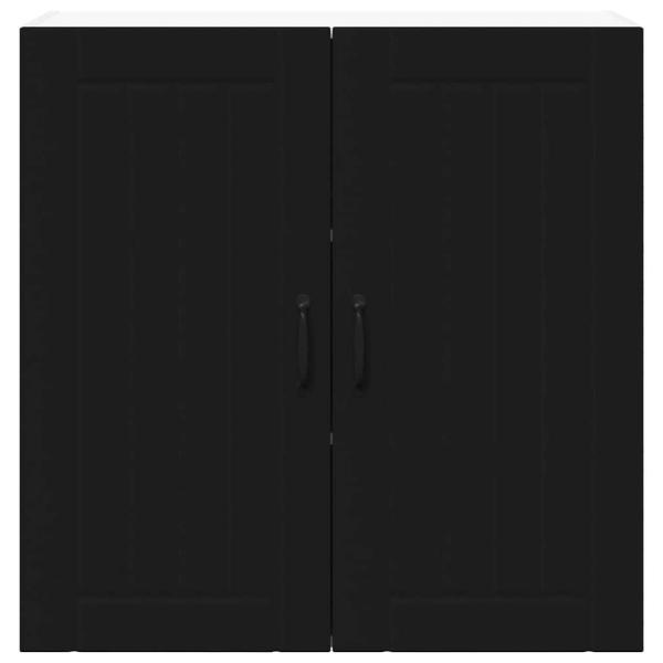 Küchenhängeschrank Schwarz 80 x 31 x 80 cm Holzwerkstoff