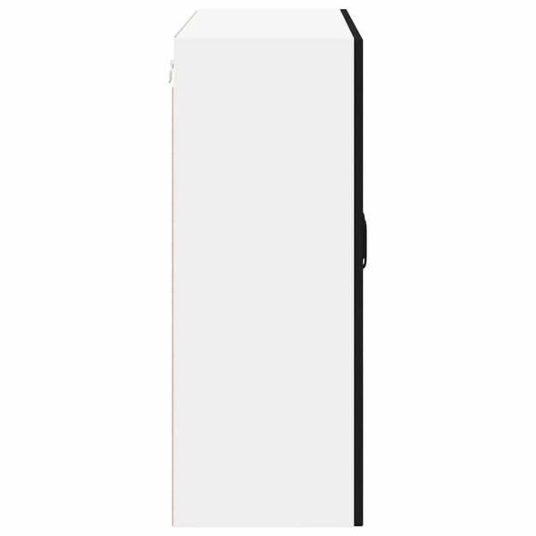 Küchenhängeschrank Schwarz 80 x 31 x 80 cm Holzwerkstoff