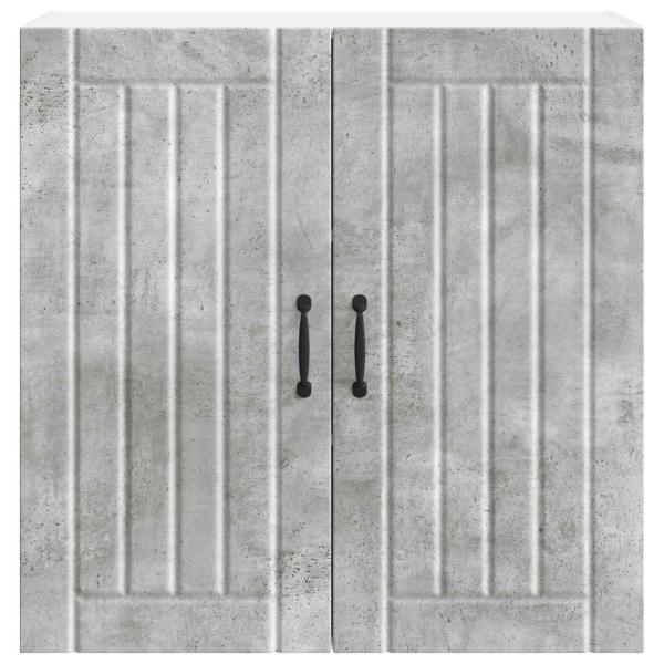 Küchenhängeschrank Beton Grau 80 x 31 x 80 cm Holzwerkstoff