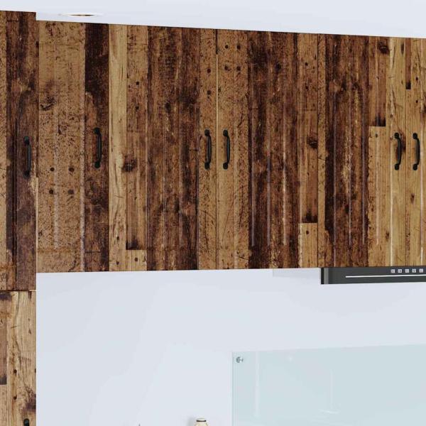 ARDEBO.de - Küchenhängeschrank Altholz 80 x 31 x 80 cm Holzwerkstoff