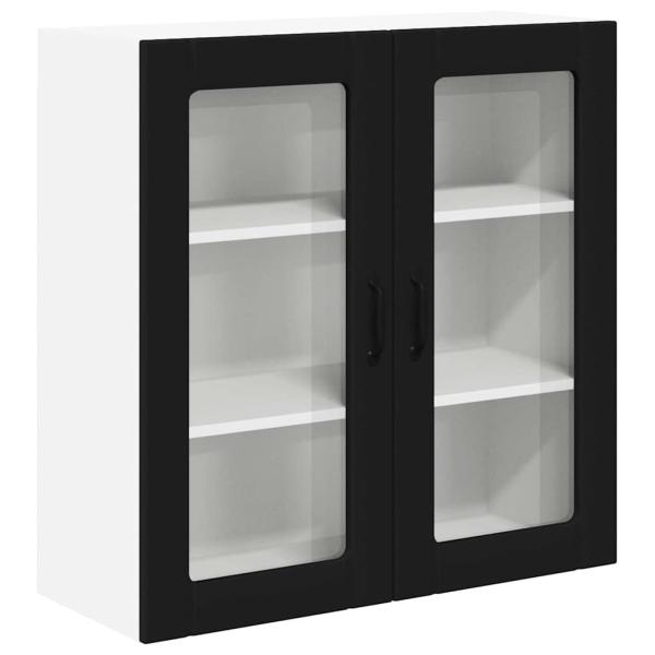Küchenhängeschrank Schwarz 80 x 31 x 80 cm Holzwerkstoff