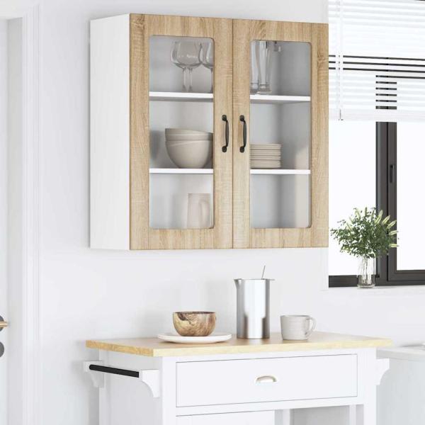 Küchenhängeschrank Sonoma-Eiche 80 x 31 x 80 cm Holzwerkstoff