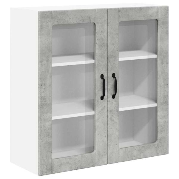 Küchenhängeschrank Beton Grau 80 x 31 x 80 cm Holzwerkstoff