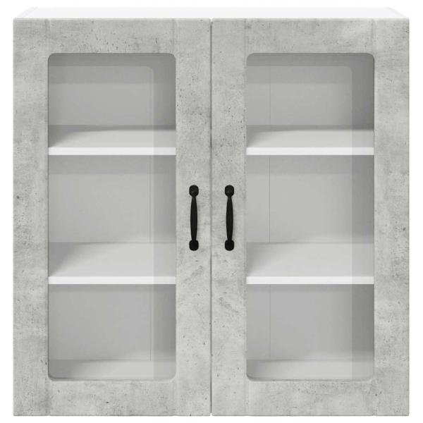 Küchenhängeschrank Beton Grau 80 x 31 x 80 cm Holzwerkstoff