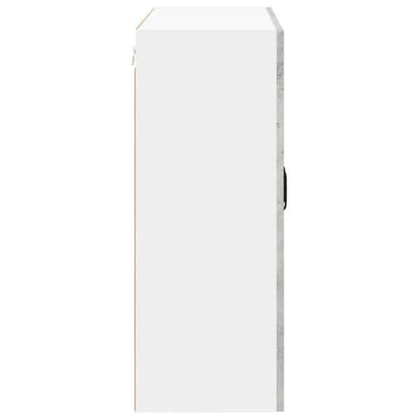 Küchenhängeschrank Beton Grau 80 x 31 x 80 cm Holzwerkstoff