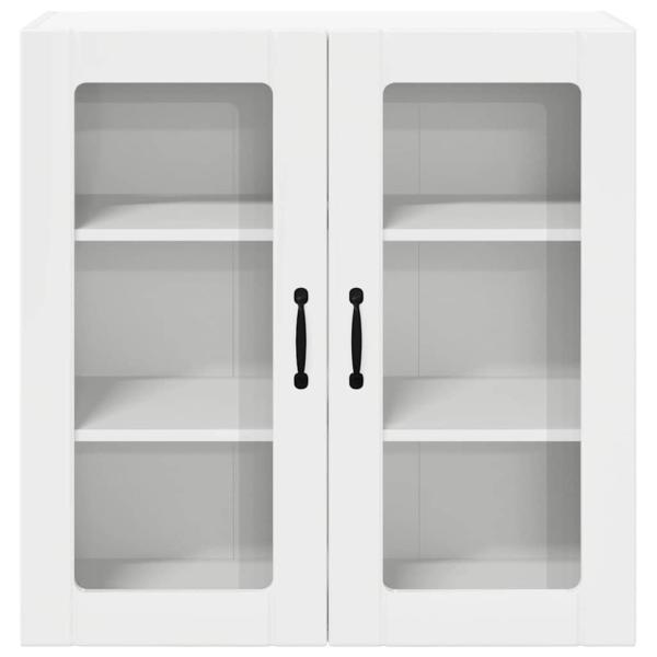 Küchenhängeschrank Hochglanz Weiß 80 x 31 x 80 cm Holzwerkstoff